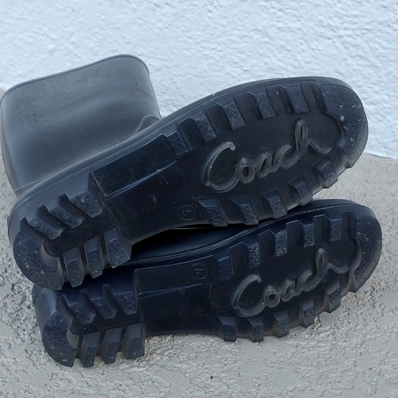 Coach Rubber Rain Boots - Picture 7 of 13
